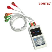 Portable Handheld 3 Channel 24 hour Dynamic ECG Holter Monitor Recorder PC Software