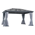thumbnail image 2 of Gazebo Penguin Venus  12 Ft. x 16 Ft.-Finish:12 ft x 14 ft,Size:Slate, 2 of 10