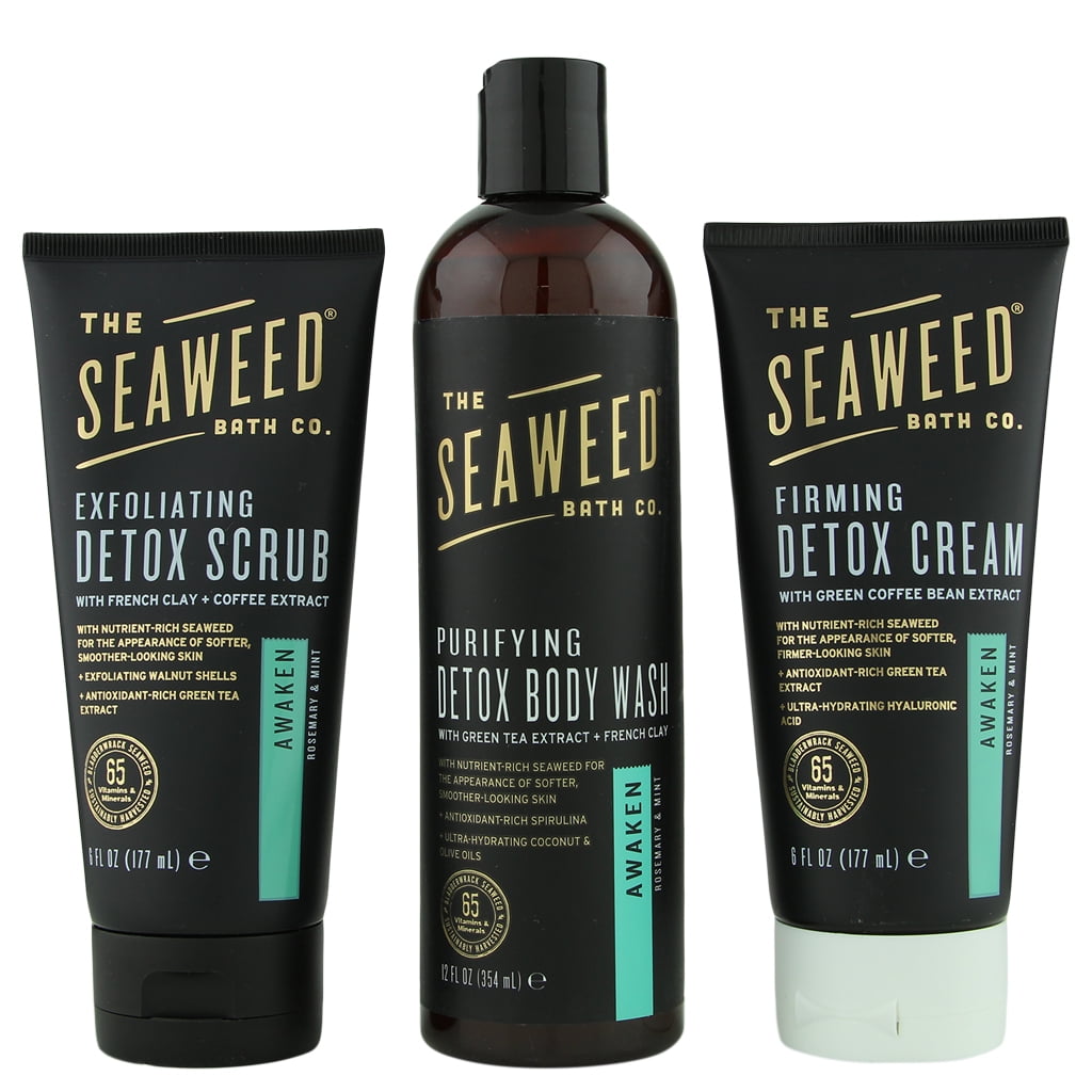 The Seaweed Bath Co. Exfoliating Detox Scrub Awaken 6 oz & Purifying