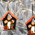 thumbnail image 2 of Decoraciones de madera de la linterna de la calabaza de Halloween para el juguete de los niños de los apoyos del terror del hogar, 2 of 5