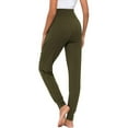 thumbnail image 3 of Pantalon Décontracté de Maternité pour Femmes, Couleur Unie, Extensible, Confortable, Pantalon de Détente, 3 of 7