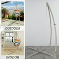 LAZZO Outdoor Mountable Hammock Chair Stand, Heavy Duty Steel