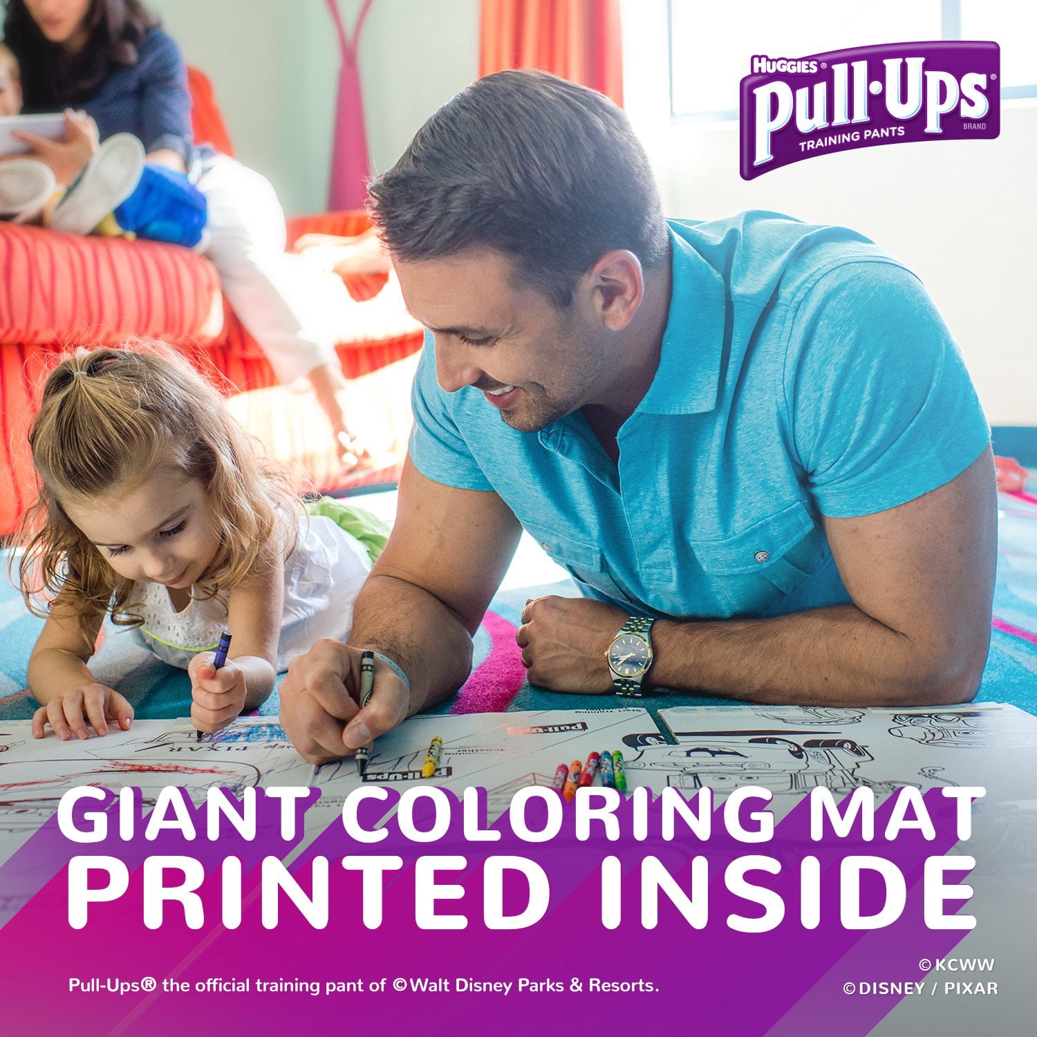 Pull-Ups Learning Designs for Girls Potty Training Pants, 12M-24M (14-26 lbs.), 27 Ct. (Packaging May Vary)