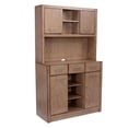 thumbnail image 1 of Homestyles Big Sur Wood Buffet with Hutch in Brown, 1 of 11