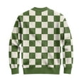 thumbnail image 5 of Men's Cardigan Sweaters with Button Lightweight Business Knitted Sweater Green S, 5 of 7