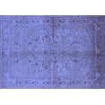 thumbnail image 1 of Ahgly Company Indoor Rectangle Oriental Blue Industrial Area Rugs, 6' x 9', 1 of 4