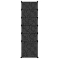 thumbnail image 2 of vidaXL Shoe Rack Black 94x37x125 cm PP, 2 of 5
