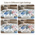 thumbnail image 7 of ODIKA 2'x3' Washable Doormat Hydrangea Botanical Plaid Lattice Pink Cluster Eucalyptus Border for Entryway, Kitchen, Laundry Room, Non-Slip, Low Pile, 7 of 7