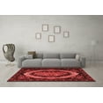 thumbnail image 3 of Ahgly Company Indoor Round Medallion Red French Area Rugs, 3' Round, 3 of 4