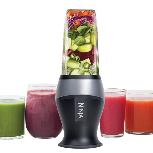 Ninja Fit Compact Personal Blender, Portable Blender for-Smoothies, Shakes, Food Prep, and Frozen Blending, 700-Watt Base, (2) 16-oz. Cups and Spout