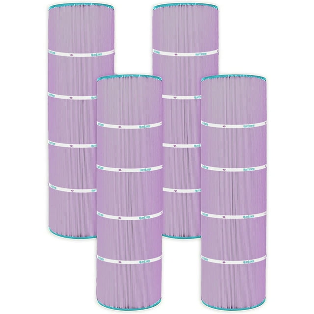 Hurricane 4 Pack HF7468-04P Platinum Purple Pool Filter Cartridge Replacement