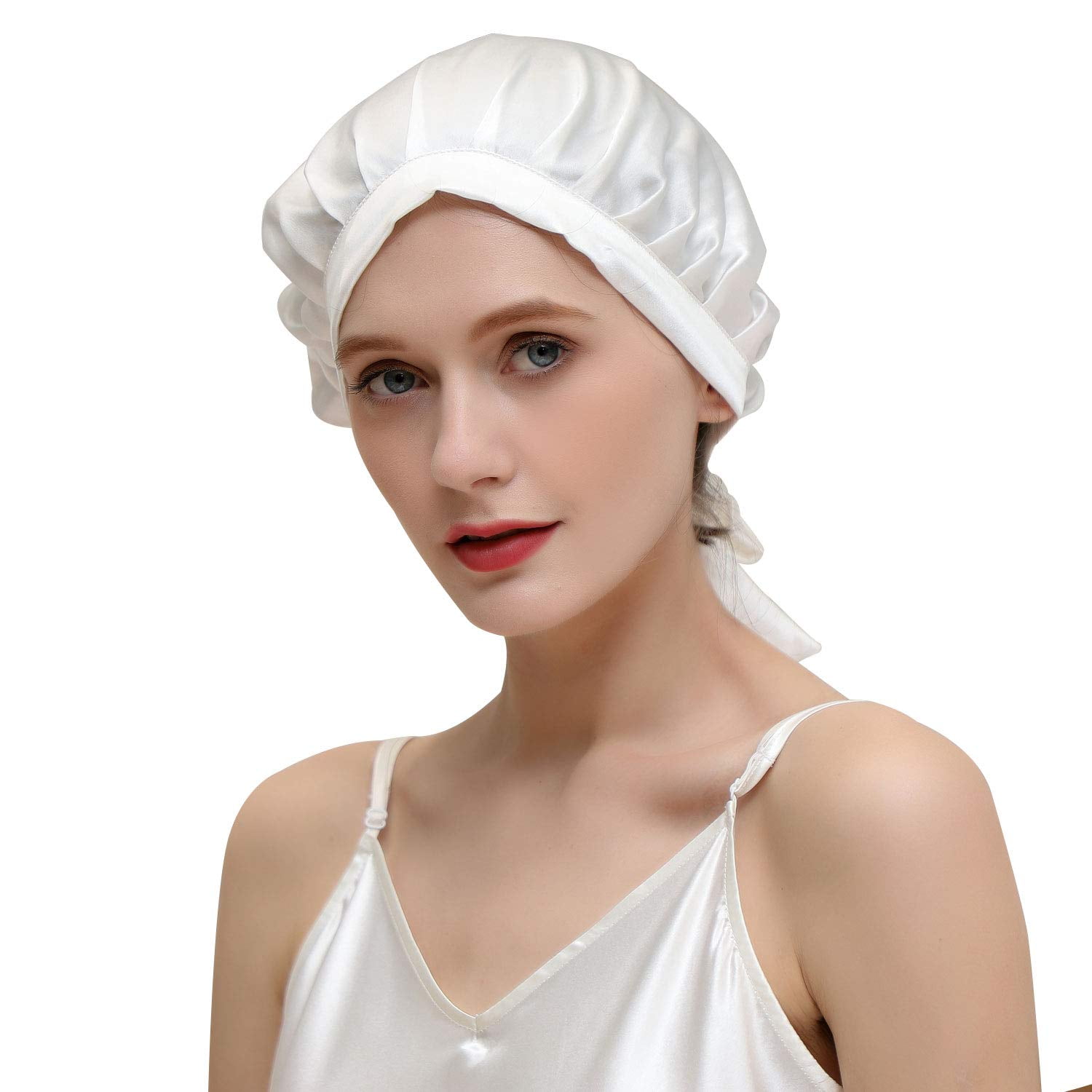 Mulberry Silk Sleep Cap for Women Hair 