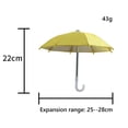 thumbnail image 2 of Mini sombrilla para soporte de teléfono para bicicleta, protección solar para llevar, sombrilla portátil para teléfono, 2 of 8