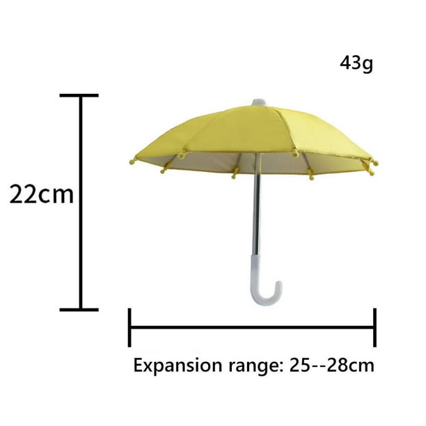 Sombrilla para teléfono, soporte para teléfono, paraguas, Mini sombrilla, paraguas de juguete para bicicleta, soporte para teléfono móvil