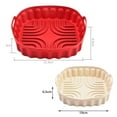 thumbnail image 6 of Hesroicy Non-Stick, Waterproof, Reusable Silicone Baking Pan Liner for Frying, Grilling, and Baking, Square-Shaped Kitchen Accessory, 6 of 8