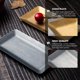 thumbnail image 5 of unbranded 2Ud Decorativo Rectangular De Acero Inoxidable Para Servicio De Postres Y Almacenaje, 5 of 7
