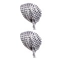 thumbnail image 4 of Guardurnaity Gorro de pelo estampado de moda Streamer Bow Headwear cubierta de cabeza turbantes satén cabeza bufanda gorro de dormir Type2 NO2, 4 of 5