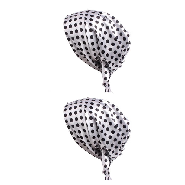 Jumpingount Gorro de seda, turbantes suaves de serpentina a la moda, pañuelo para la cabeza de satén, gorro para dormir, envolturas para el cabello para Type2 NO2 Jumpingount CBP199002