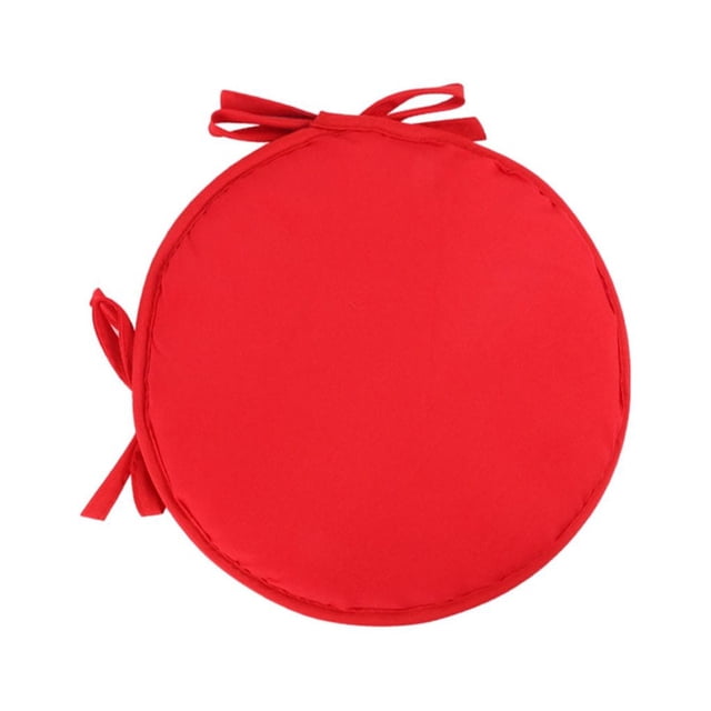 Inteprter Cojín de silla de amplia aplicación para bistrós - Cojín de silla de bistrós duradero para interiores y exteriores Decoración del hogar rojo brillante