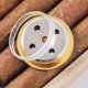 thumbnail image 4 of Higrómetro de cigarro redondo medidor de humedad de tabaco de alta precisión medidor de humedad Feliz Sencillez, 4 of 5