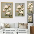 thumbnail image 4 of Designart "Meditative Magnolia Bliss I" Magnolias Floater Framed Wall Decor, 4 of 5