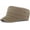 Dark Khaki, variant on Cadet Army Cap for Men Women Washed Cotton Military Flat Top Hat
