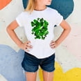 thumbnail image 5 of JIAYUE Unisex Kids Boys Girls St Patricks Day Tops Cartoon Print Short Sleeve Crew Neck Pull-On Lightweight T Shirt Tops For Kids Soft Cozy Layering Tops, 5 of 5