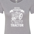 thumbnail image 4 of Inktastic Tractor Woman Women's T-Shirt, 4 of 5