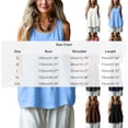 thumbnail image 3 of Sillenn Linen Tank Tops Flowy Scoop Neck Basic Tank Shirt Oversized Summer Casual Camisole Sleeveless Linen Shirts Loose Lightweight Gauze Tunic Blouses Plus Size Gauze Cami Shirts Blackish Green L, 3 of 8
