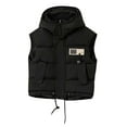 thumbnail image 5 of Kids Boys Girls Winter Hooded Puffer Vest Lightweight Sleeveless Warm Padded Vest Waistcoat Outwear Fall Winter Outfit Outwear for Little Boys Girls Size 6-7, 5 of 6