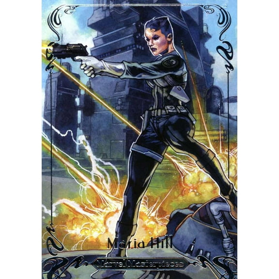 Marvel 2018 Marvel Masterpieces Maria Hill 227/1999 Trading Card #36 (Upper Deck)
