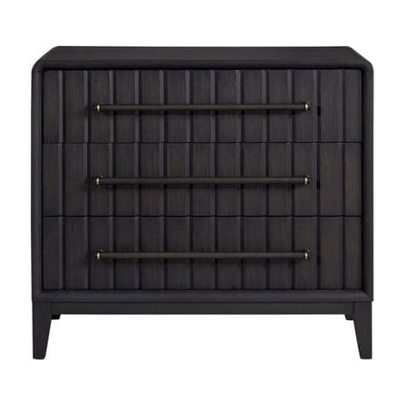 Newboti Furniture 3 Drawer Bachelor Chest in Peppercorn Finish 00411
