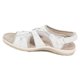 thumbnail image 1 of Sandalias de cuña romana europeas y americanas con punta redonda y velcro, estilo retro, de gran tamaño, para playa, de color liso, para mujer, 1 of 6