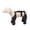 Black, variant on ibiyuan Dog Suspender Boots Dog Snow Boots for Medium Dogs, Waterproof Dog Rain Boot, Anti- Winter Snow Dog Shoes Leggings, Adjustable Paws Protector for Outdoor Dogs Walking Hiking,S
