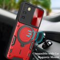 thumbnail image 6 of A03s Case, for Samsung Galaxy A03s Phone Case Metal Stand Ring Holder,Camera Lens Protector for Galaxy A03S,Slim Full Protection Shockproof Cases Cover for Women Men (Red), 6 of 14