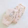 thumbnail image 2 of 2024! ZVNAΖH Womens Plush Warm Pajama Pants, Fluffy Soft Fleece Sleep Pant, Cute Rabbit Print Lounge Jogger Pants Home Pants, 2 of 9