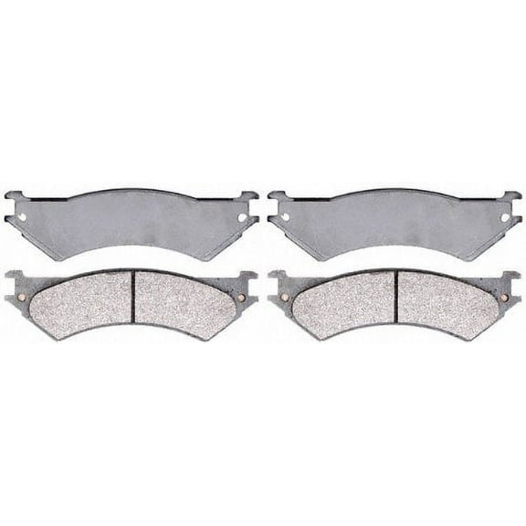 Raybestos SGD802M Service Grade Semi-Metallic Disc Brake Pad Set Fits select: 1998-2007 FORD ECONOLINE