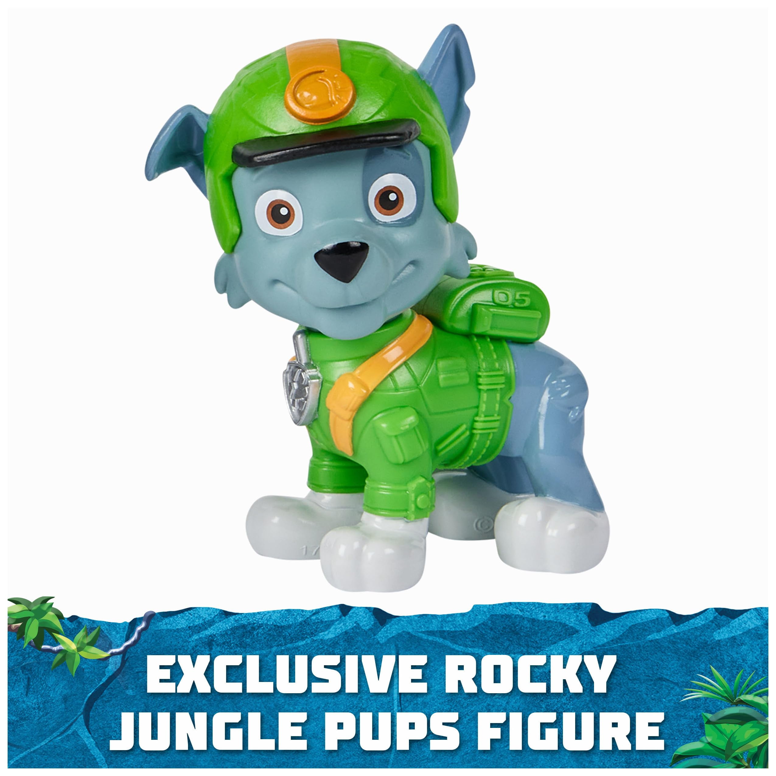 Paw Patrol Jungle Pups, Rocky Snapping Turtle Vehicle, Toy Truck