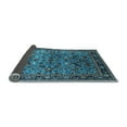 thumbnail image 2 of Ahgly Company Indoor Square Oriental Light Blue Industrial Area Rugs, 4' Square, 2 of 4