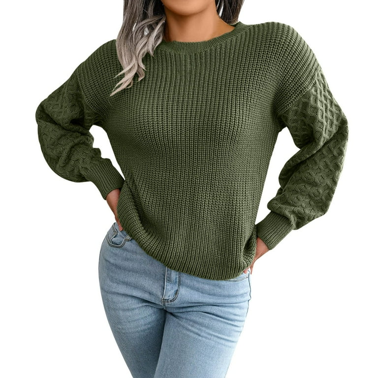 Lisingtool sweaters for women Women's Fall Long Sleeve Crew Lisingtool sweaters for women Women's Fall Long Sleeve Crew