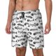 thumbnail image 1 of Balery Fish Bones Bañador para hombre, shorts de playa de secado rápido con entrepierna y forro de compresión-Medium, 1 of 6