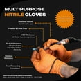 thumbnail image 4 of GRIPXX Herkules Grip Heavy Duty 8Mil Orange Nitrile Gloves,3D Raised Diamond Texture-Latex & Powder Free-Industrial, Mechanic (1, Large), 4 of 6