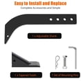 thumbnail image 3 of BeesClover Box Blade for Tractor, 18 in Ripper Shanks for Box Blade, Box Blade Shank with 4 Holes, Ripper Point/Scarifier Tooth for Box Blade Shank for Replacement, Digging, Plowing, 3 of 6