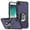 Dark Purple, variant on For iPhone 17E / 16E / SE4 OPTIMUM Magnetic Ring Stand Hybrid Case Cover - Hot Pink