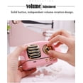 thumbnail image 5 of Altavoces Bluetooth Retro Inalámbricos, Altavoces Vintage Portátiles para Exteriores, Mini Altavoces Recargables con Sonido Potente, Soporte USB/Tarjeta TF/AUX Android iOS Cumpleaños, 5 of 5