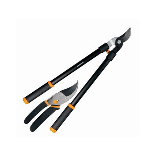 Fiskars (3761011003) 2Piece Lopper and Pruner Tool Set