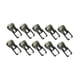 thumbnail image 4 of 10 Piezas Panel Lámpara Clips Resorte Soportes Iluminación Ganchos Fijación Acero Laminado Frío Fáciles de Colocar Adecuados para Lámparas Empotradas Renovación de Oficinas, 4 of 9