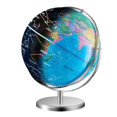 KFFKFF 13"/330.2mm Constellations Illuminated World Globe with Educational For Kids, Ideal Gift for Boys & Girls