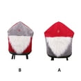 thumbnail image 1 of facefd Xmas Chair Back Cover Arrangement Protective Sleeve Lovely Santa Claus Printing Protector Restaurant Kitchen Hotel Party Red, 1 of 8