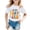 White, variant on Tiijoy Toddler Girls Birthday T-Shirt Cute Letter Print Short Sleeve T Shirt, Sizes 1-2T